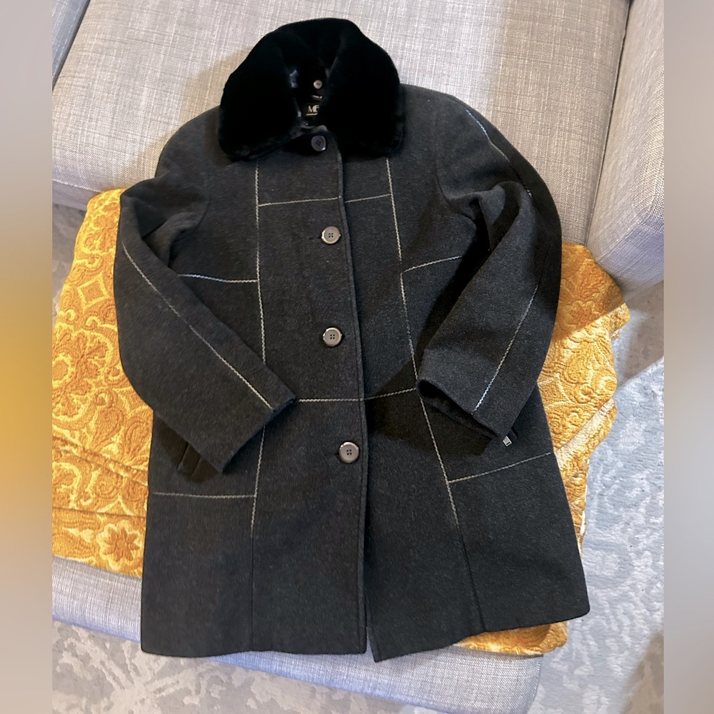 ME-JAY Cashmere and wool blend coat